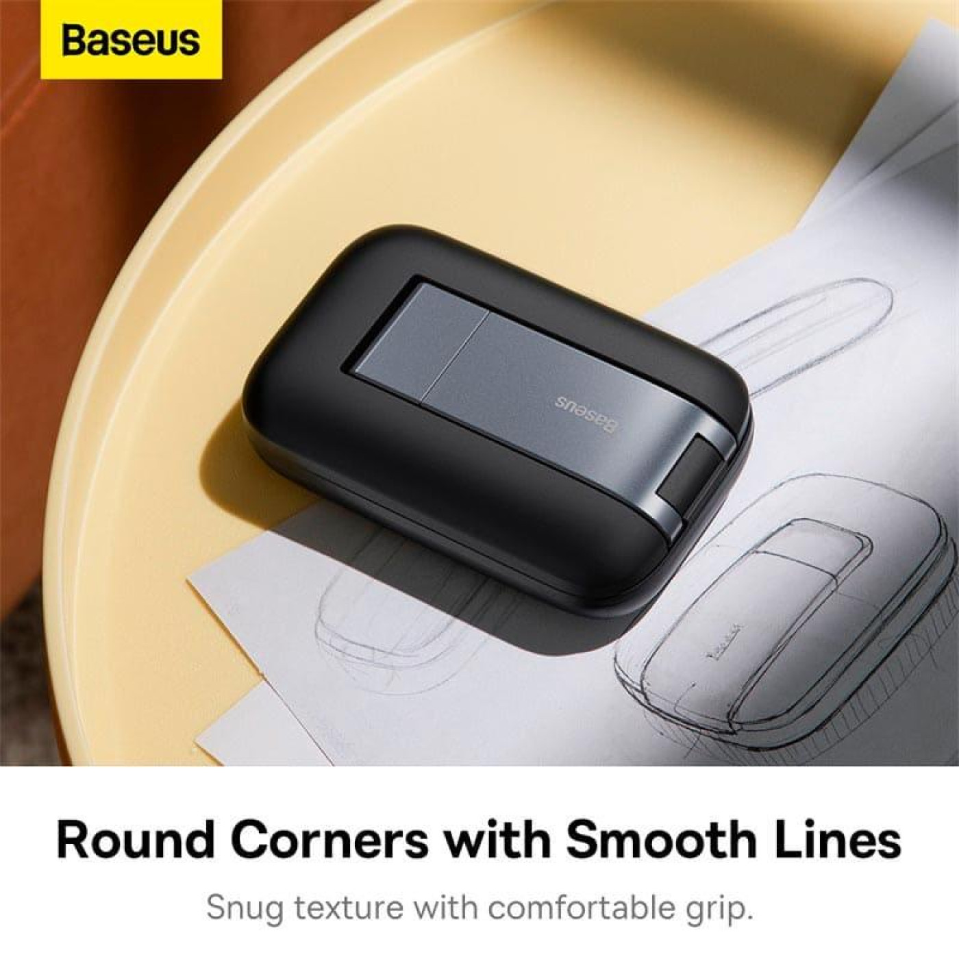 Підставка для телефону Baseus Seashell Series black