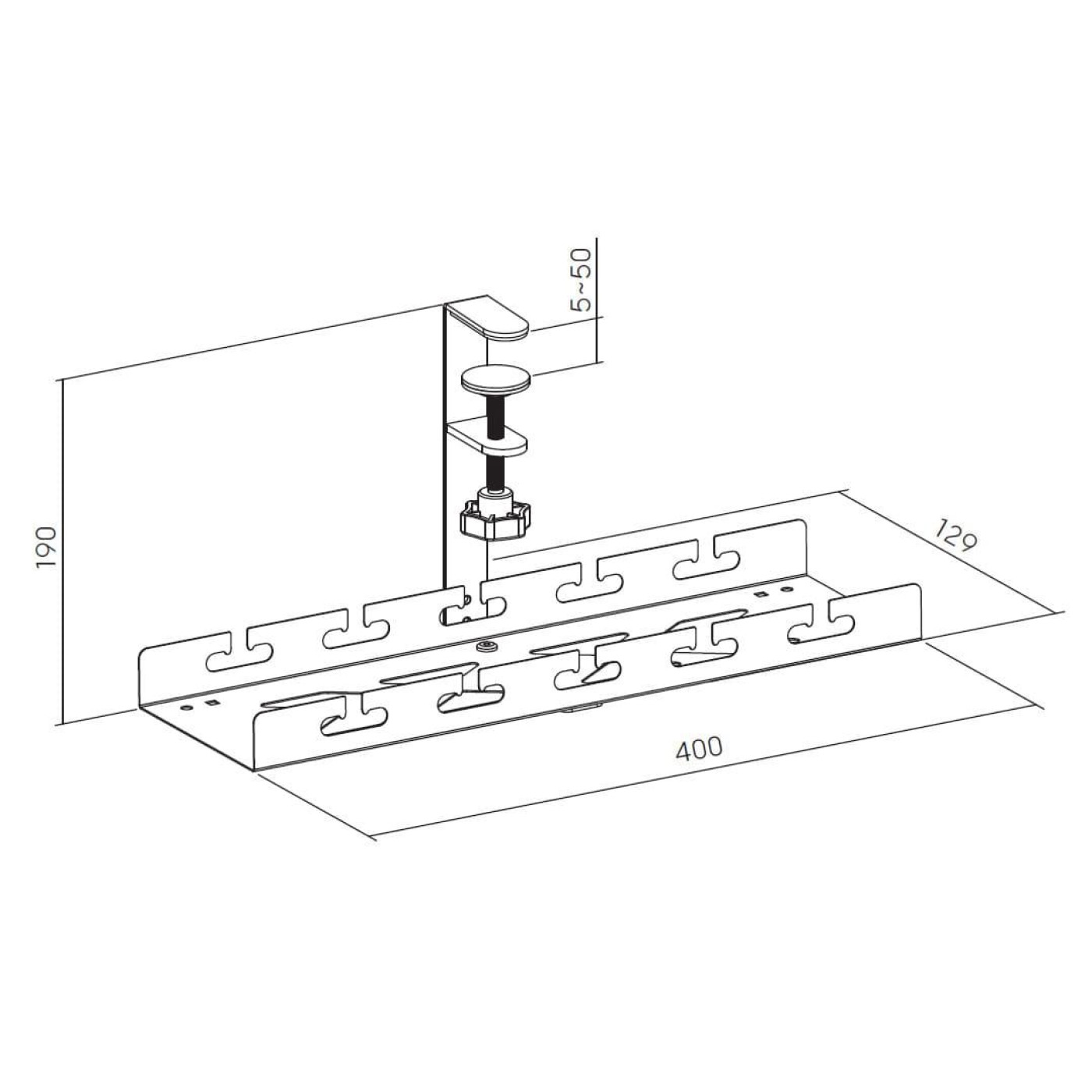 Органайзер для кабелів Officepro CT230B