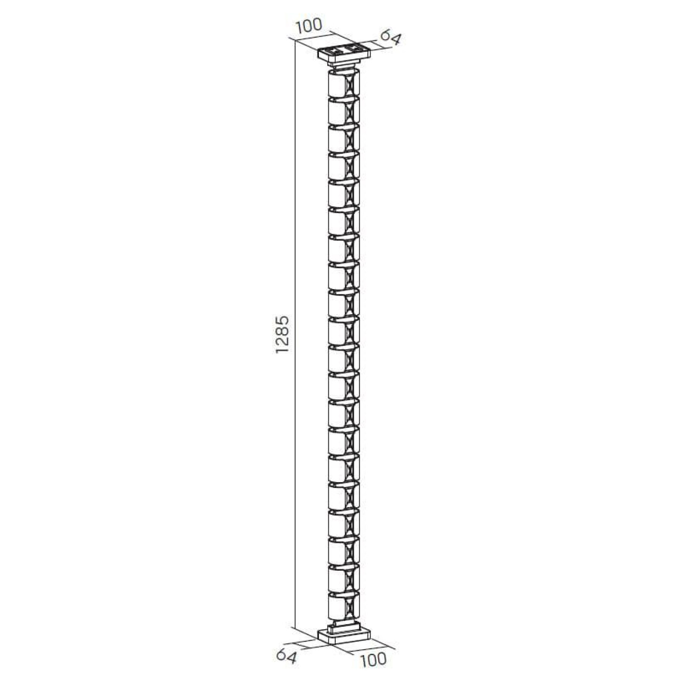 Органайзер для кабелю Officepro CM790W White 