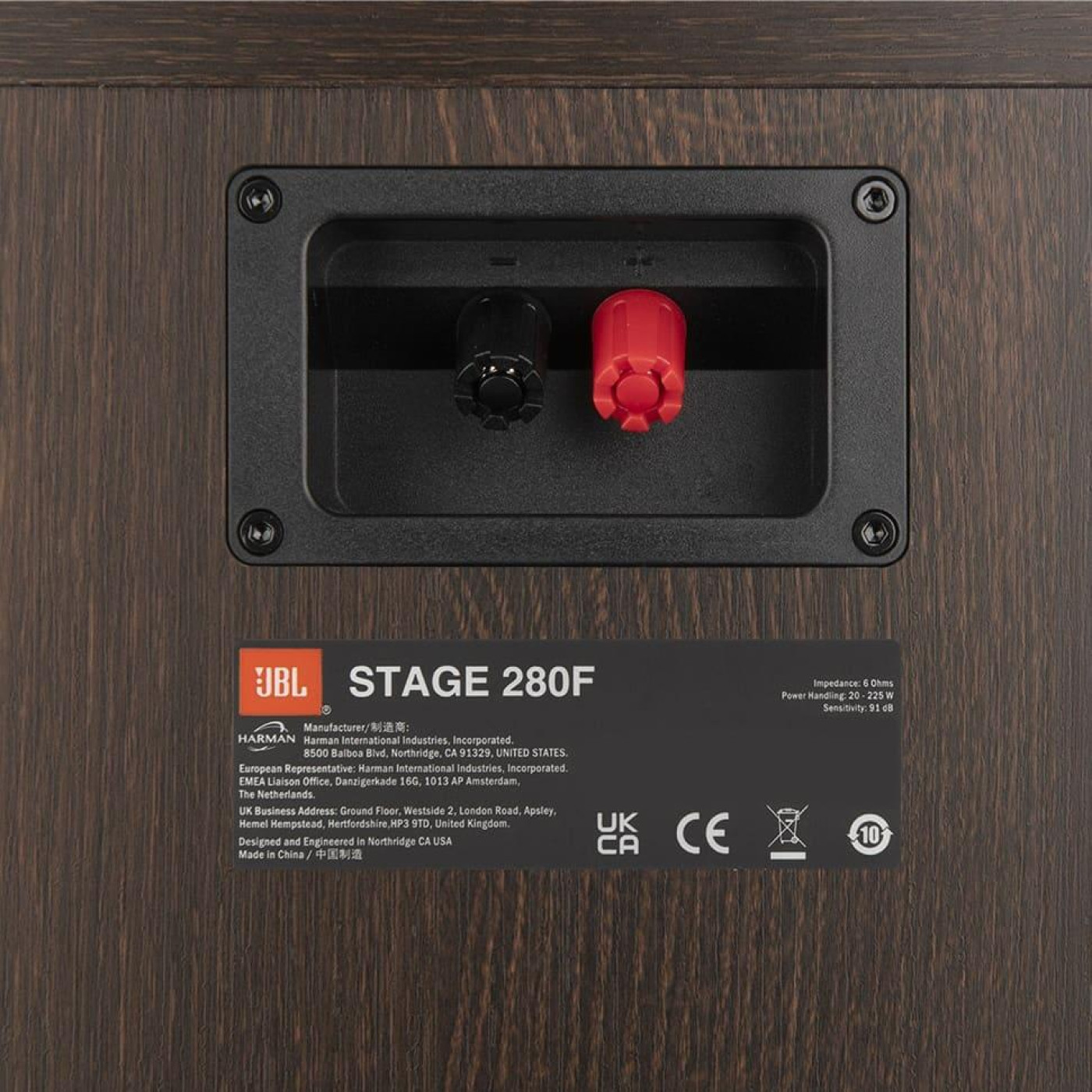 Акустическая система JBL Stage 280F (1 шт.) (JBL280FBLK)