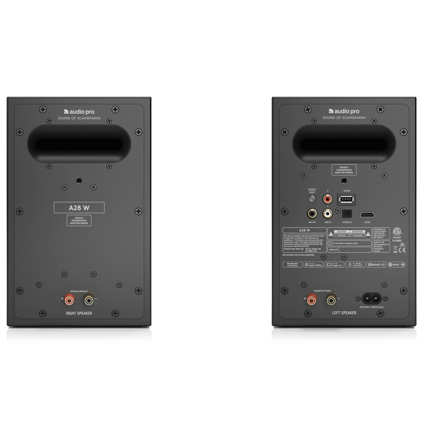 Акустическая система Audio Pro A28 W Black (90404173)