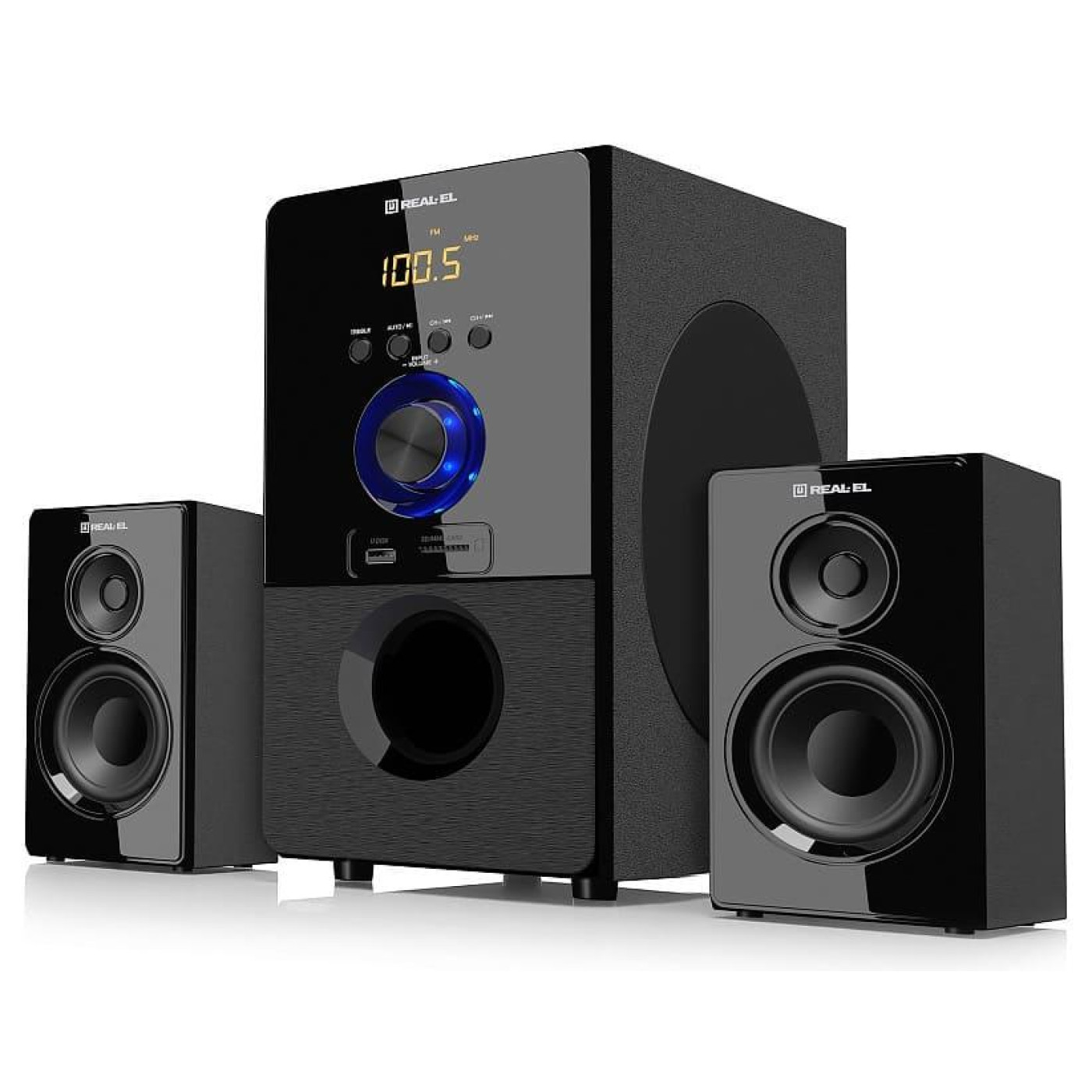 Акустична система Real-EL 2.1 M-555 Black (EL121300013)