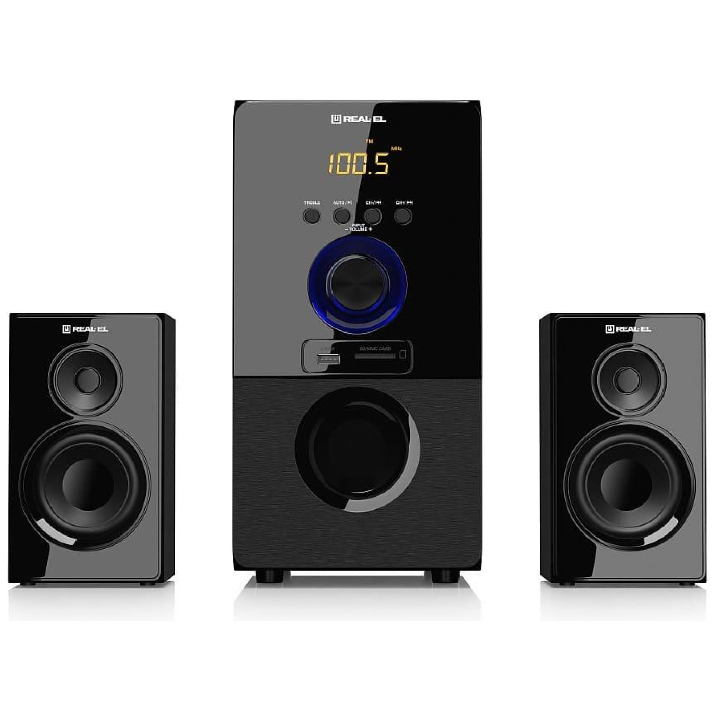 Акустична система Real-EL 2.1 M-555 Black (EL121300013)