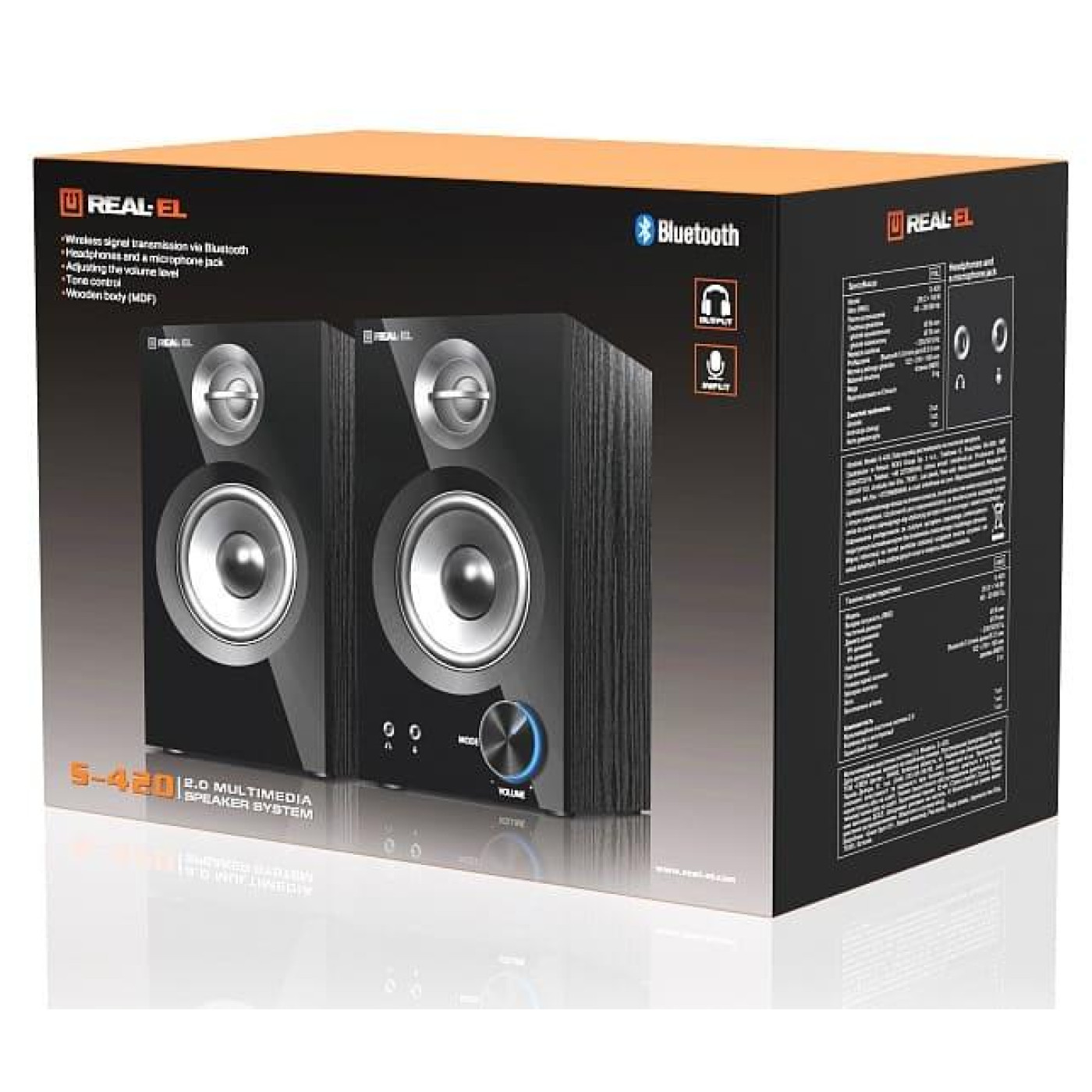 Акустическая система Real-EL 2.0 S-420 Black (EL121200011)