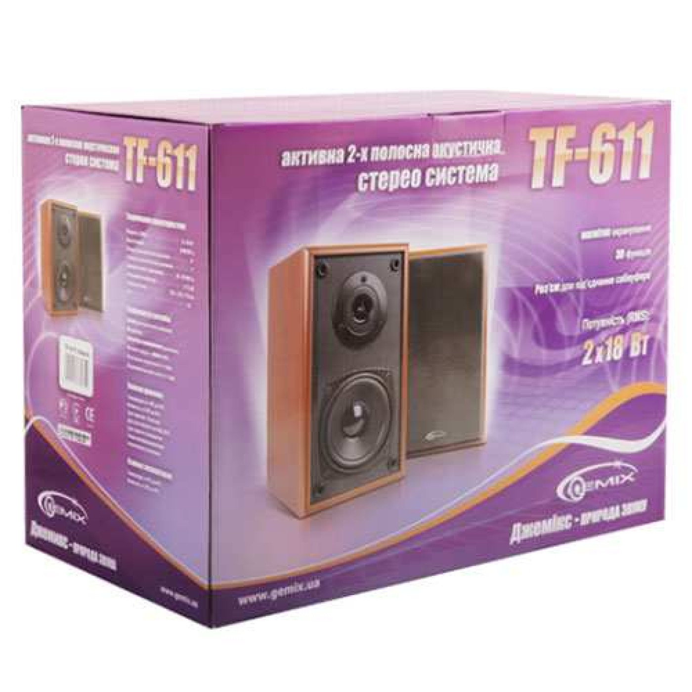 Акустична система Gemix 2.0 TF-611 Black (TF-611 Black)