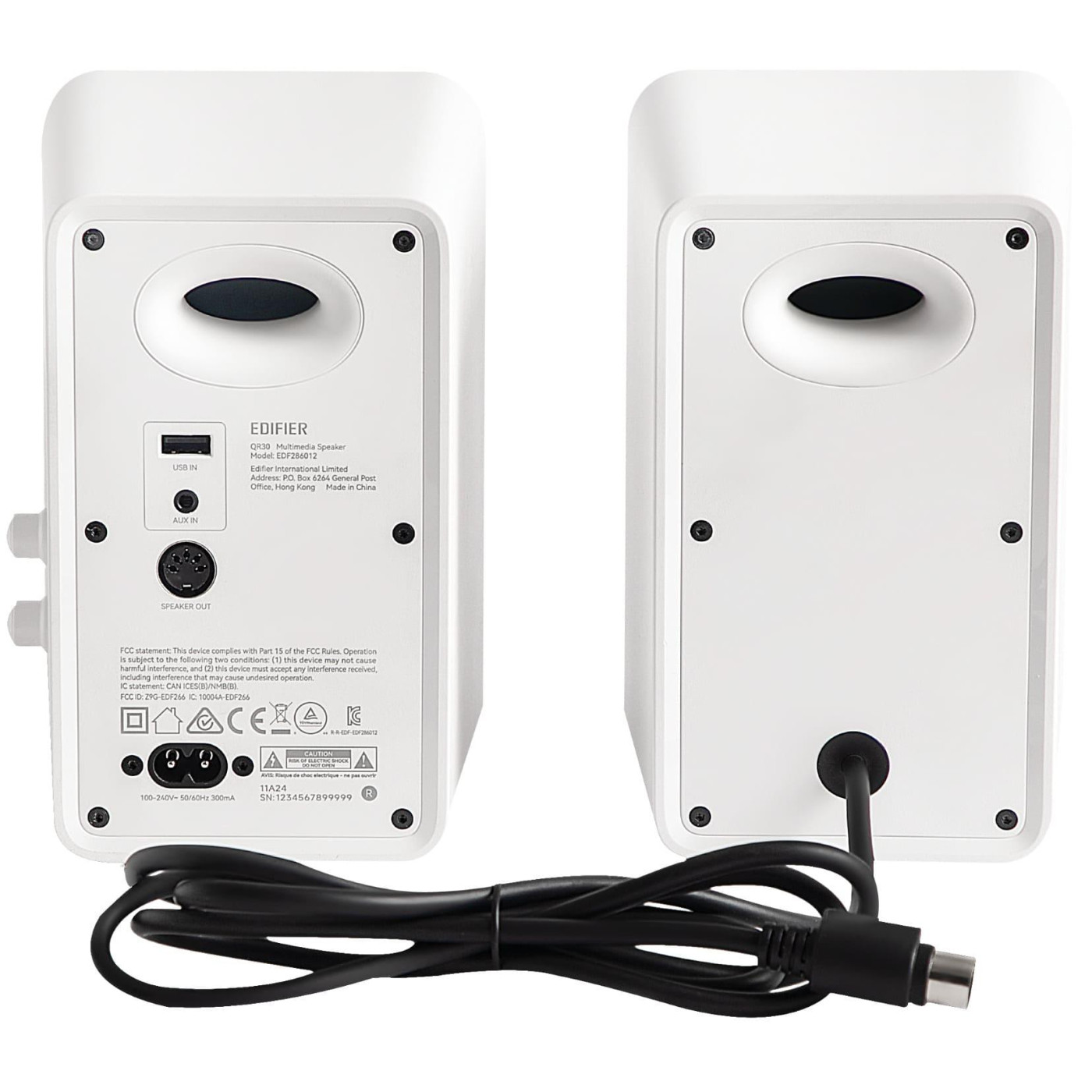 Акустическая система Edifier a 2.0 QR30 30W Bluetooth White (QR30White)
