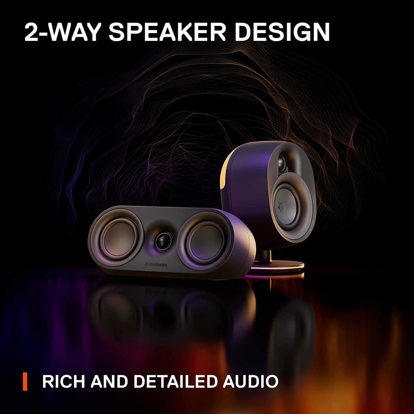 Акустическая система SteelSeries 5.1 Arena 9 Black (61549)