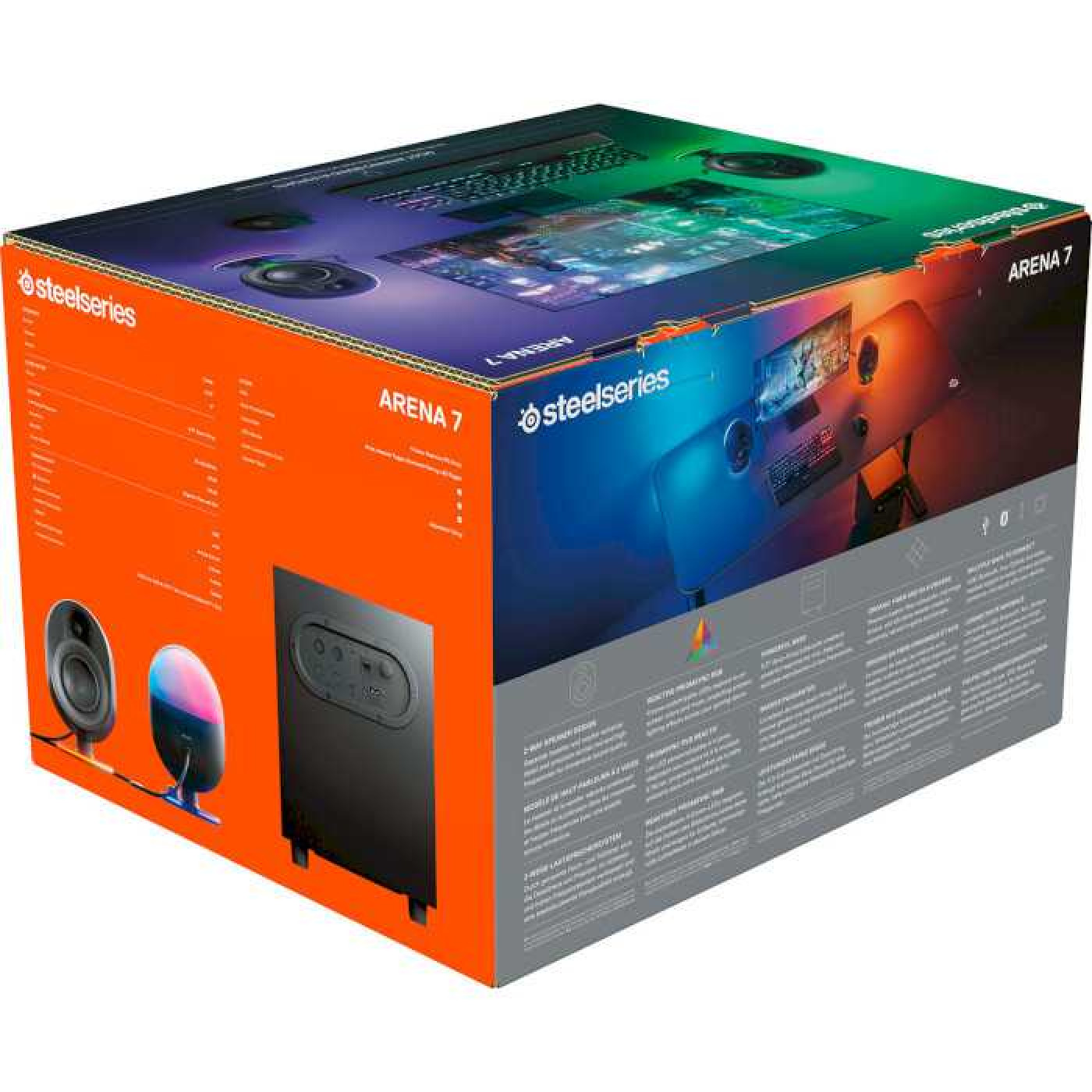 Акустична система SteelSeries 2.1 Arena 7 Black (61543)