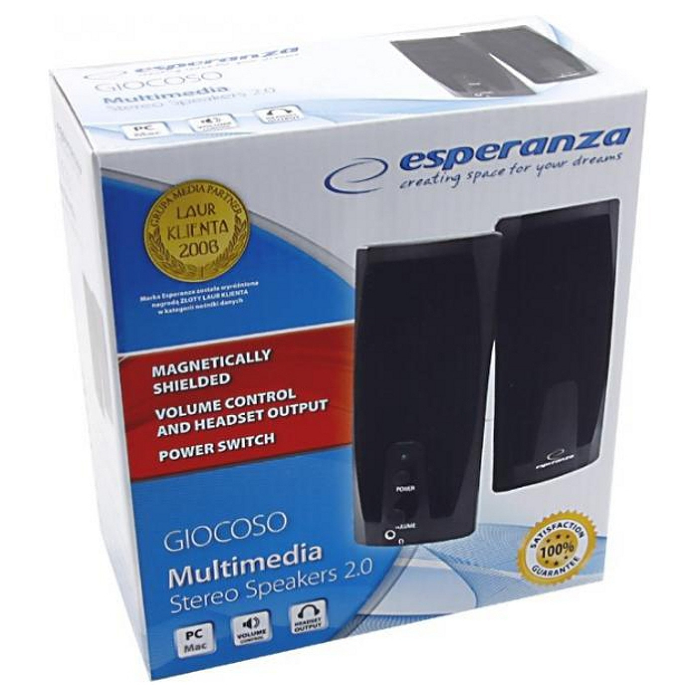 Акустична система Esperanza 2.0 Giocoso Black (EP110)