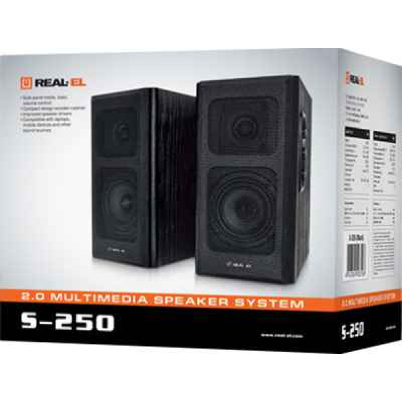Акустична система Real-EL 2.0 S-250 Black (EL121000005) U1