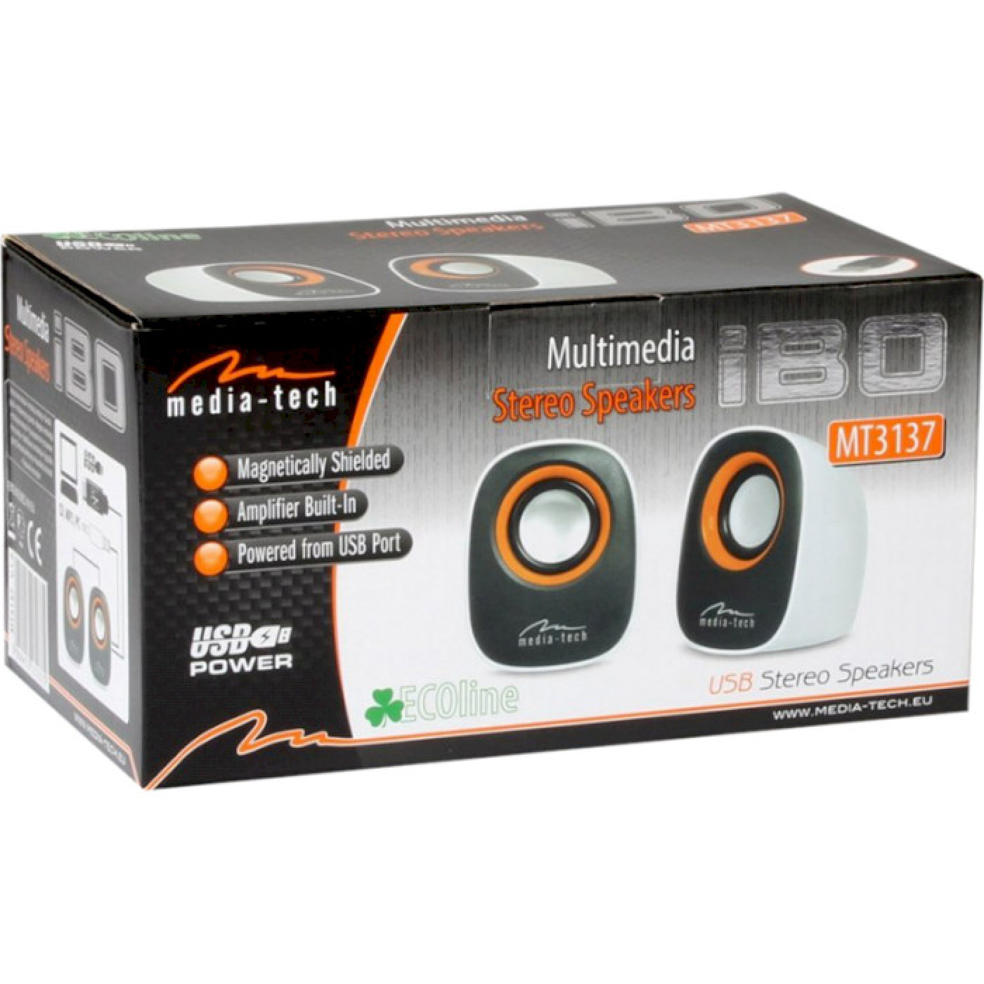 Акустична система Media-Tech 2.0 IBO, White (MT3137W)