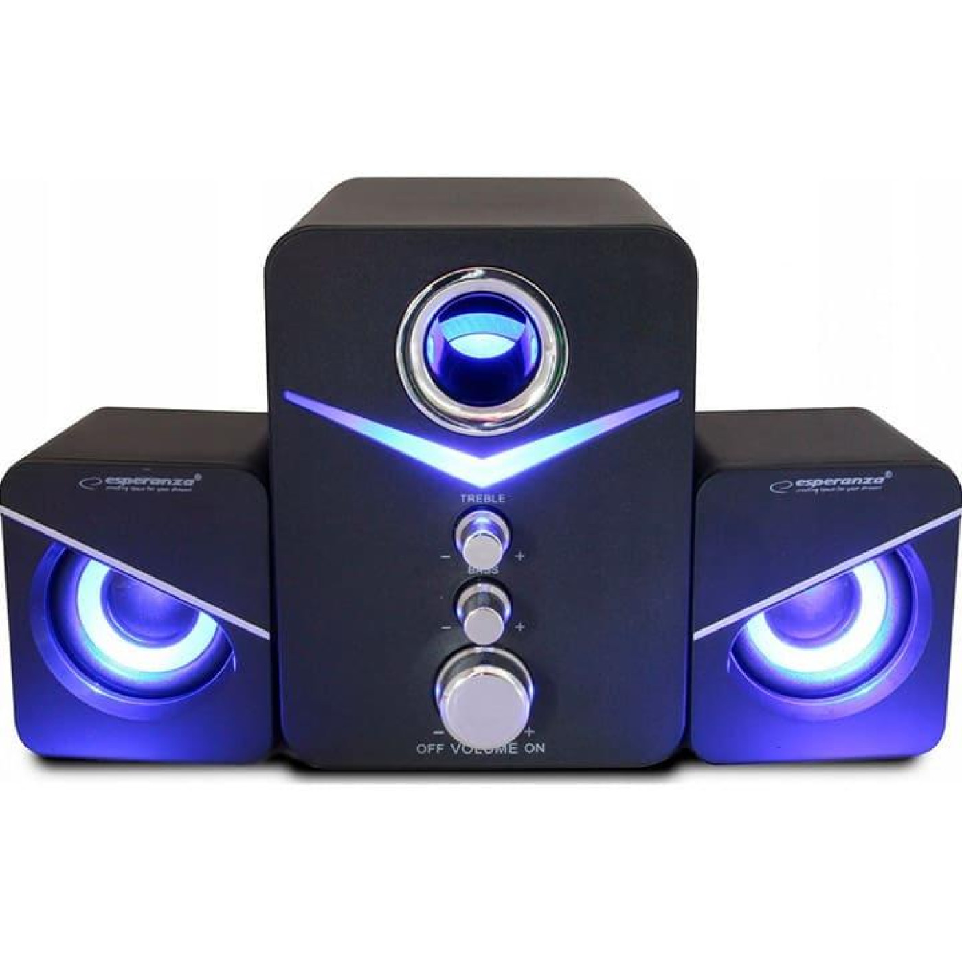 Акустическая система Esperanza 2.1 Cancan Speakers EP153 USB-C (EP153)