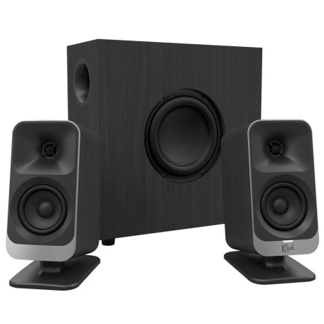 Акустическая система Klipsch 2.1 ProMedia Lumina Gaming Audio System with Subwoofer and LED Lighting Effects Black (1080091)