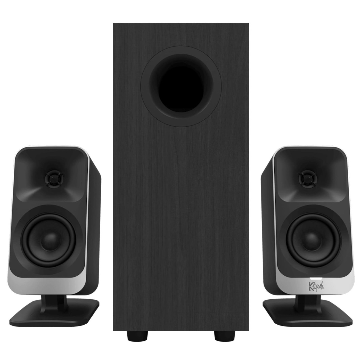 Акустична система Klipsch 2.1 ProMedia Lumina Gaming Audio System with Subwoofer and LED Lighting Effects Black (1080091)