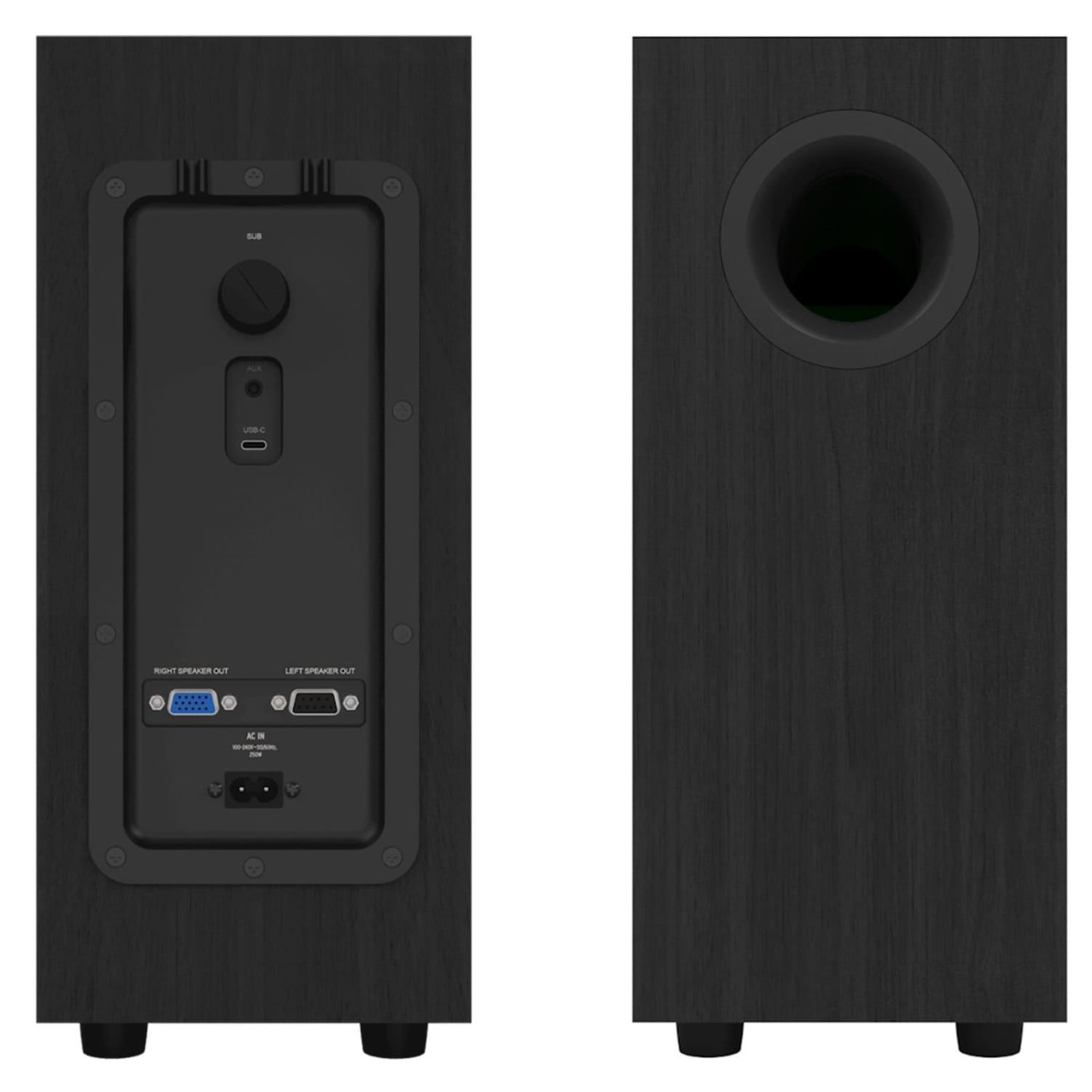 Акустична система Klipsch 2.1 ProMedia Lumina Gaming Audio System with Subwoofer and LED Lighting Effects Black (1080091)