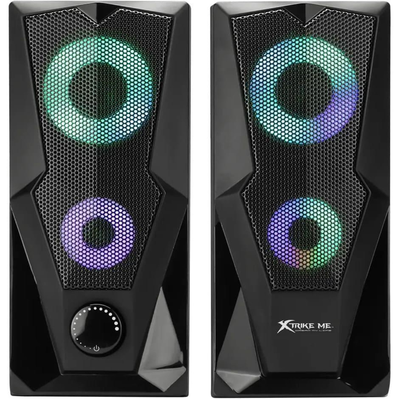 Акустична система 2.0 XTRIKE ME SK-501, 6Вт RGB USB