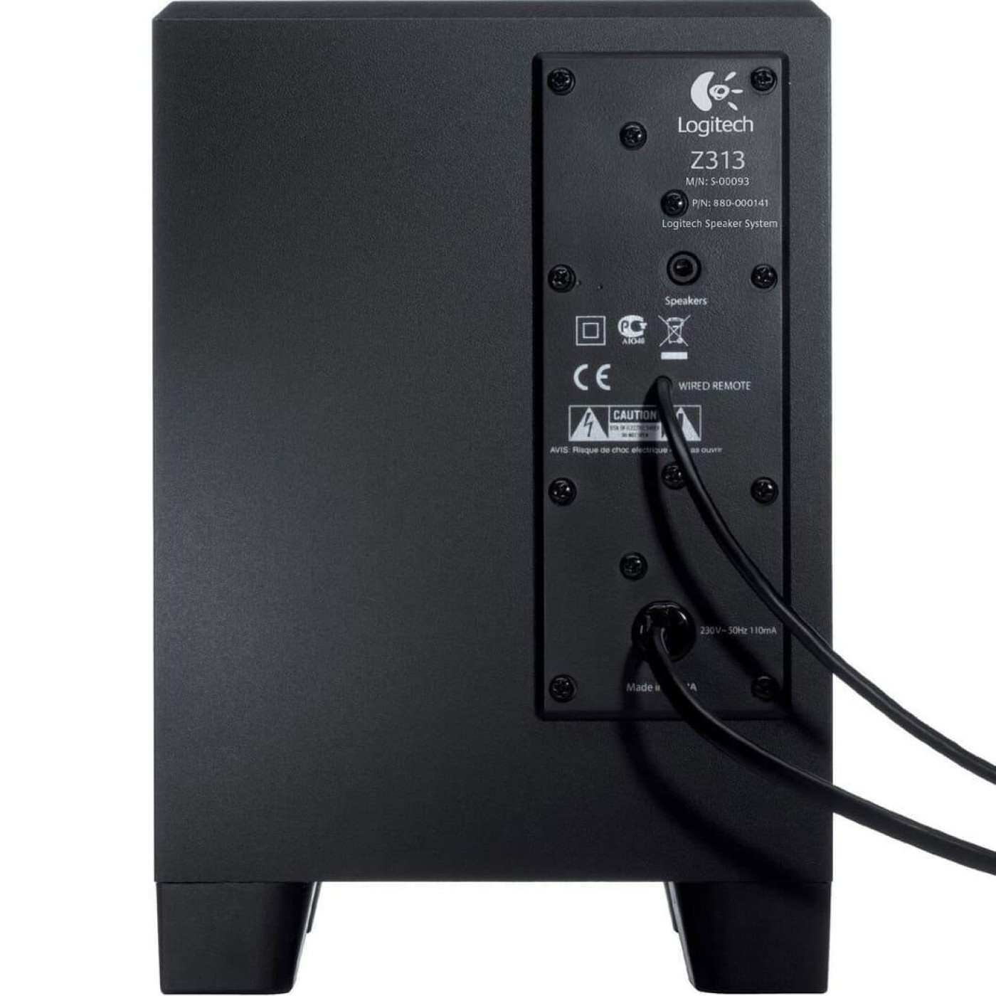 Акустическая система Logitech 2.1 Z313 Black (980-000413)