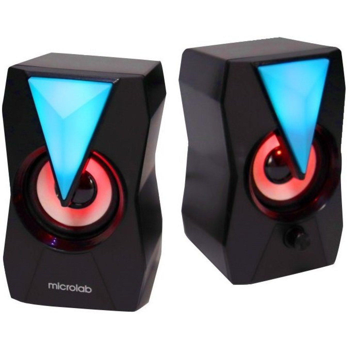 Акустическая система Microlab 2.0 B-22 6Вт RGB Led USB Black (B-22)