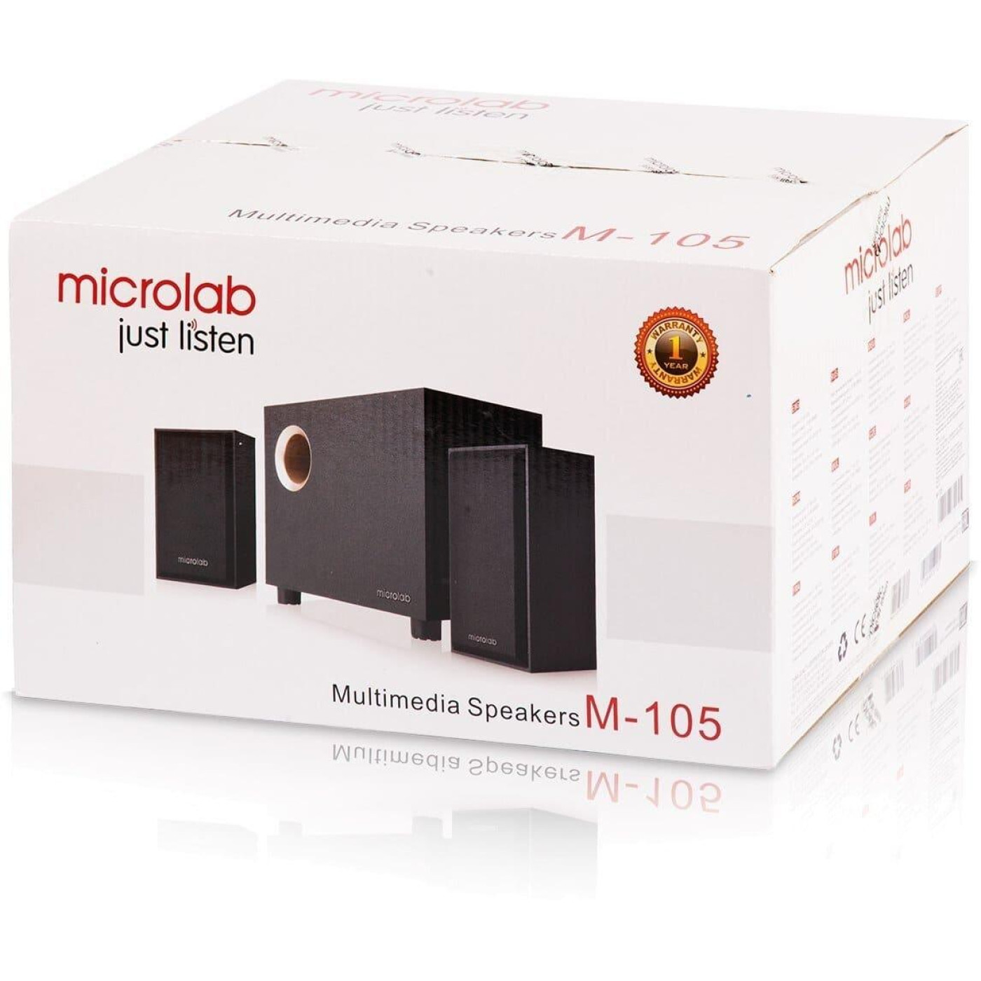 Акустическая система Microlab 2.1 M-105 10Вт Black (M-105)