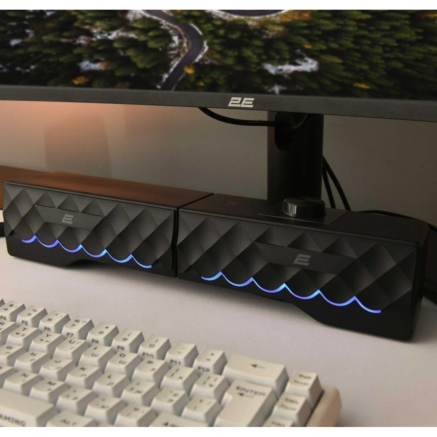 Акустическая система 2E 2.0 PCS232 RGB Matrix USB Black (2E-PCS232BK)