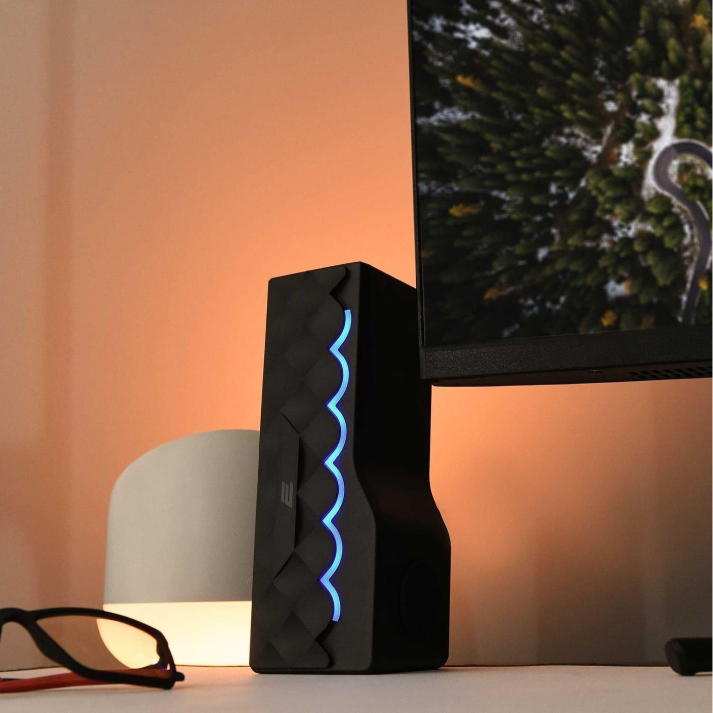 Акустическая система 2E 2.0 PCS232 RGB Matrix USB Black (2E-PCS232BK)