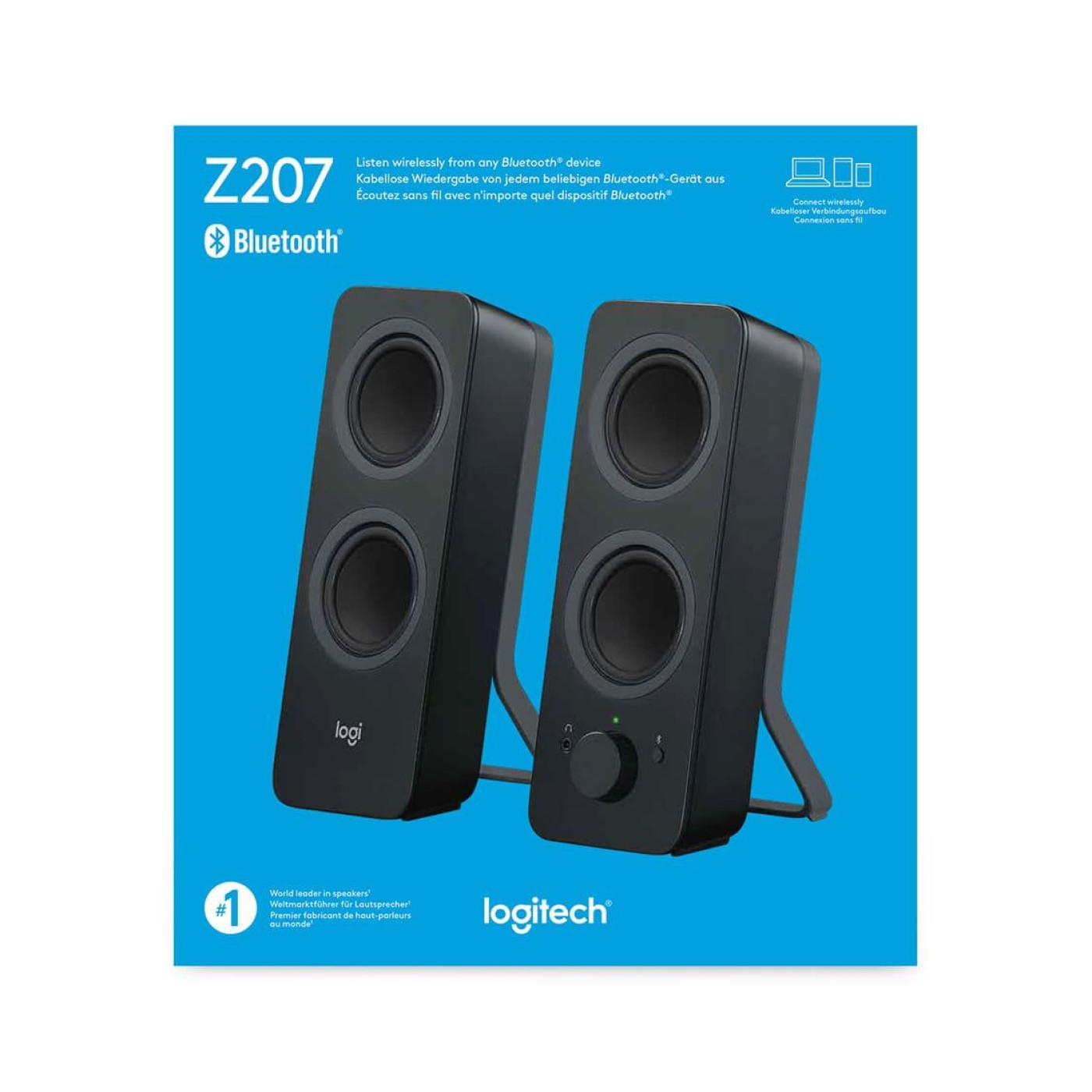 Акустическая система Logitech 2.0 Z207 Black (980-001295)