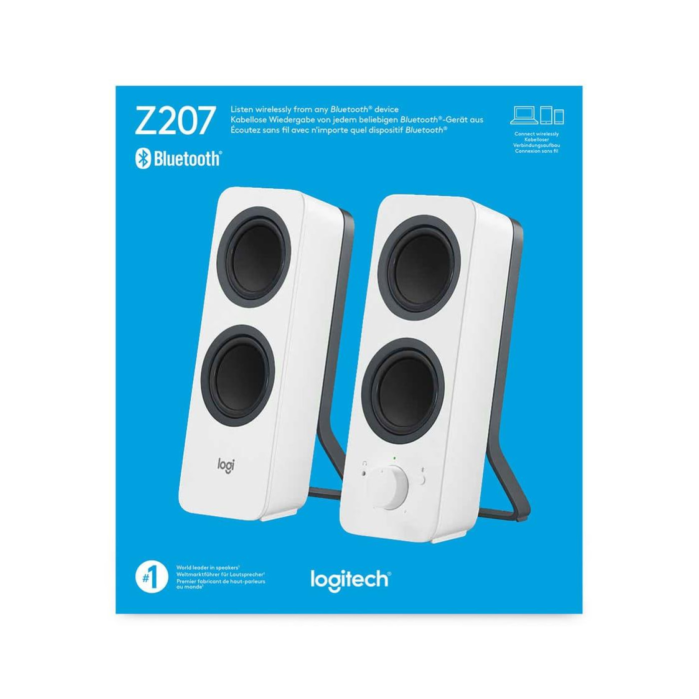 Акустическая система Logitech 2.0 Z207 White (980-001292)