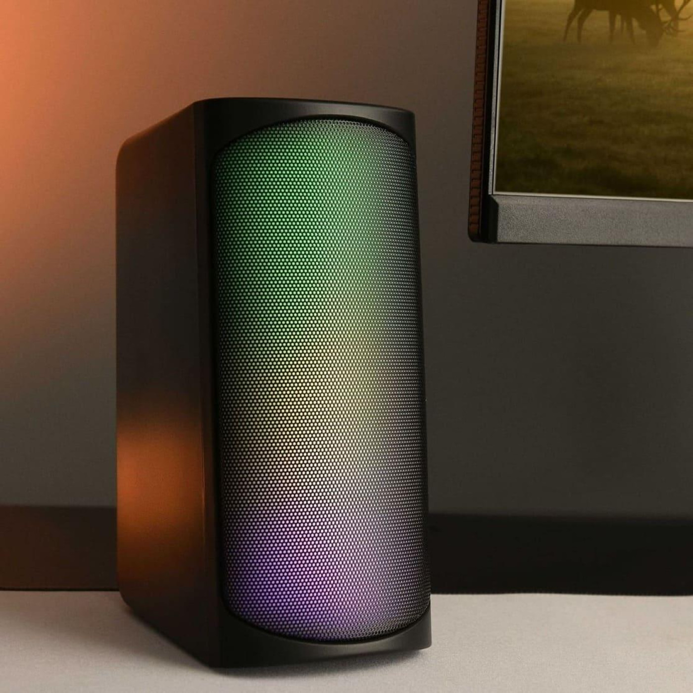 Акустическая система 2E 2.0 PCS231 RGB USB Black (2E-PCS231BK)