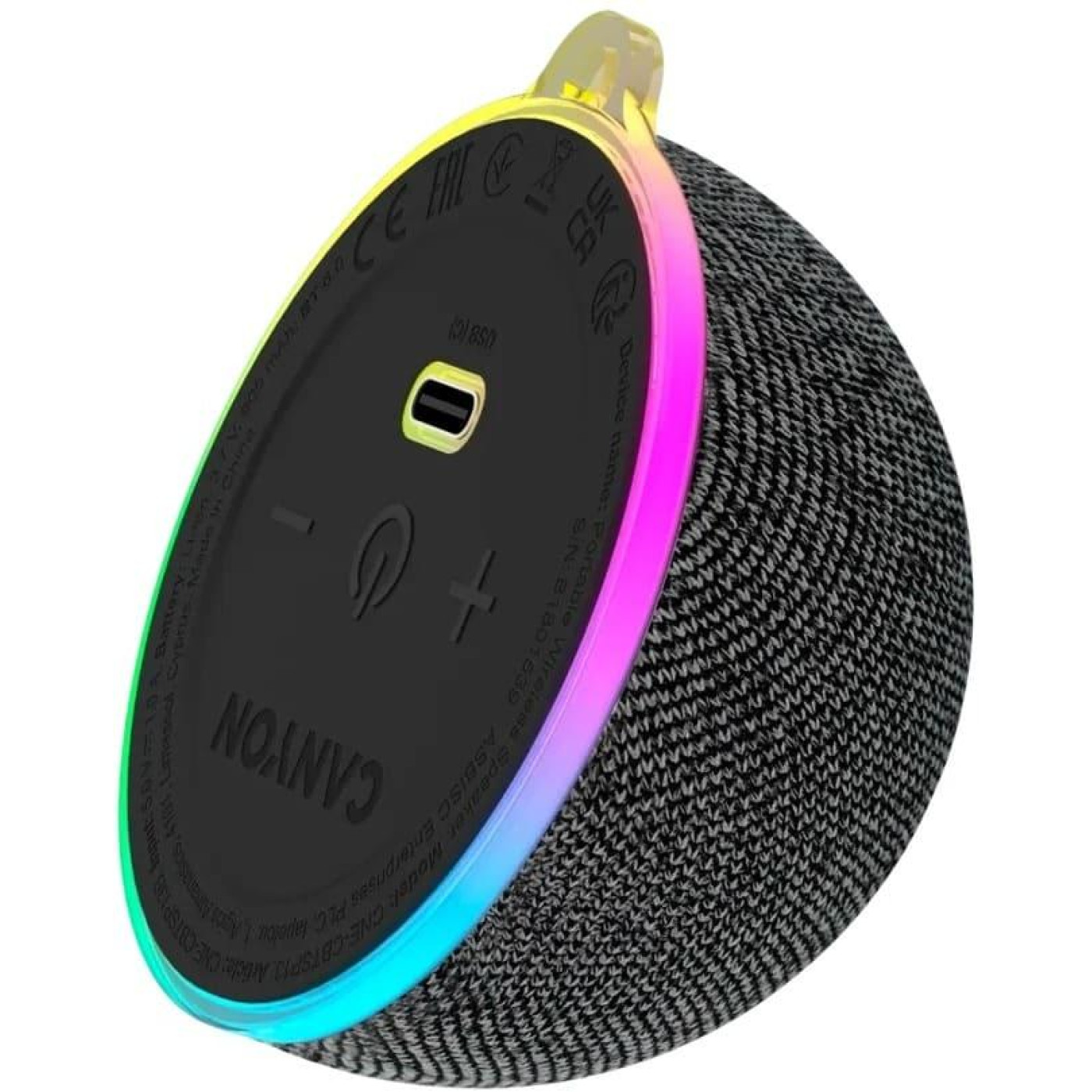 Портативная акустика Canyon Magnetic BT speaker OnMove 13 5W Black (CNE-CBTSP13B)