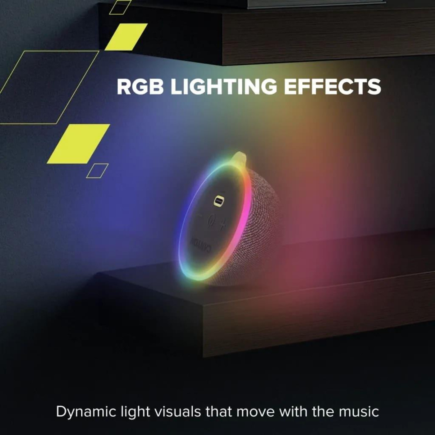 Портативная акустика Canyon Magnetic BT speaker OnMove 13 5W Black (CNE-CBTSP13B)