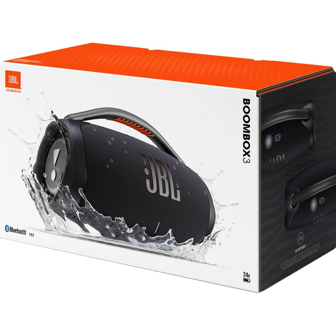 Портативная акустика JBL Boombox 3 Black (JBLBOOMBOX3BLKEP)