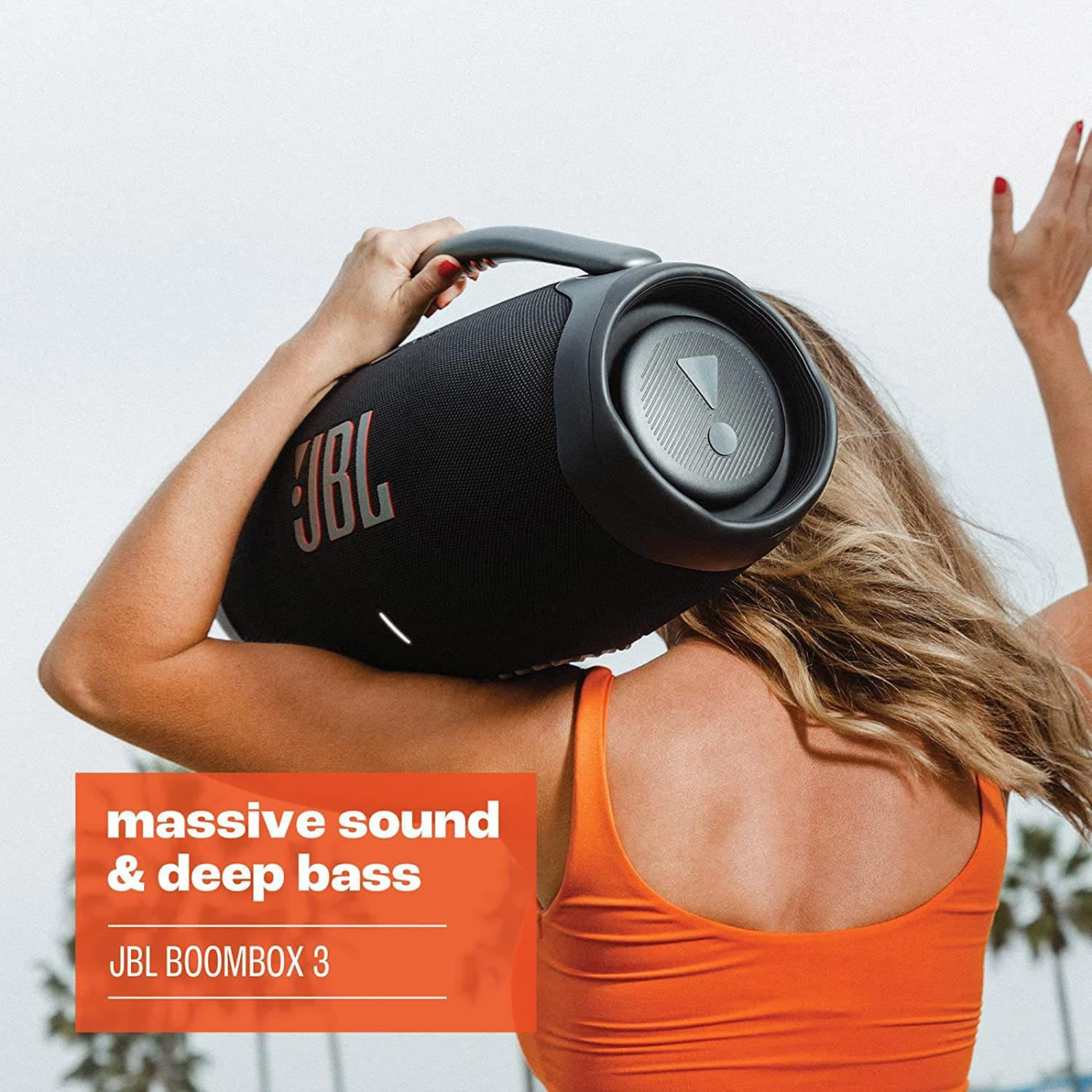 Портативная акустика JBL Boombox 3 Black (JBLBOOMBOX3BLKEP)