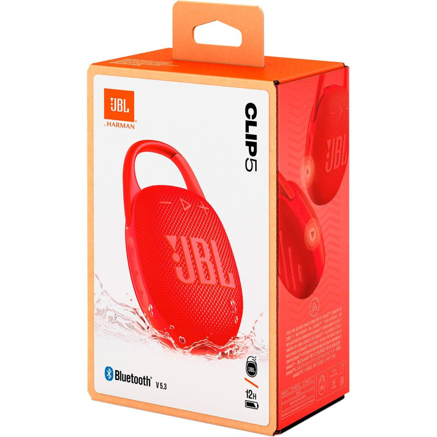 Портативна акустика JBL Clip 5 Red (JBLCLIP5BLU) (JBLCLIP5RED)