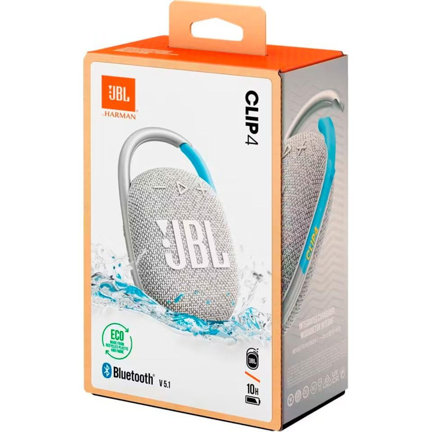 Портативная акустика JBL Clip 5 White (JBLCLIP5WHT)