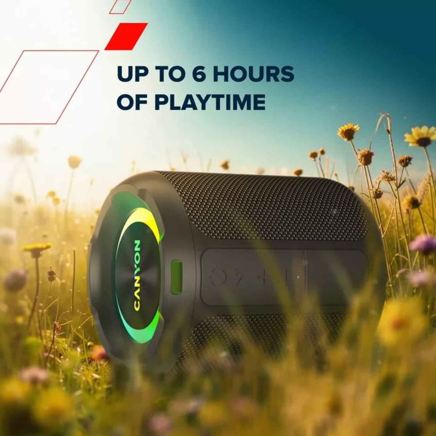 Портативна акустика Canyon OnMove 11 IPX6 TWS 20W EQ RGB Black (CNE-CBTSP11)