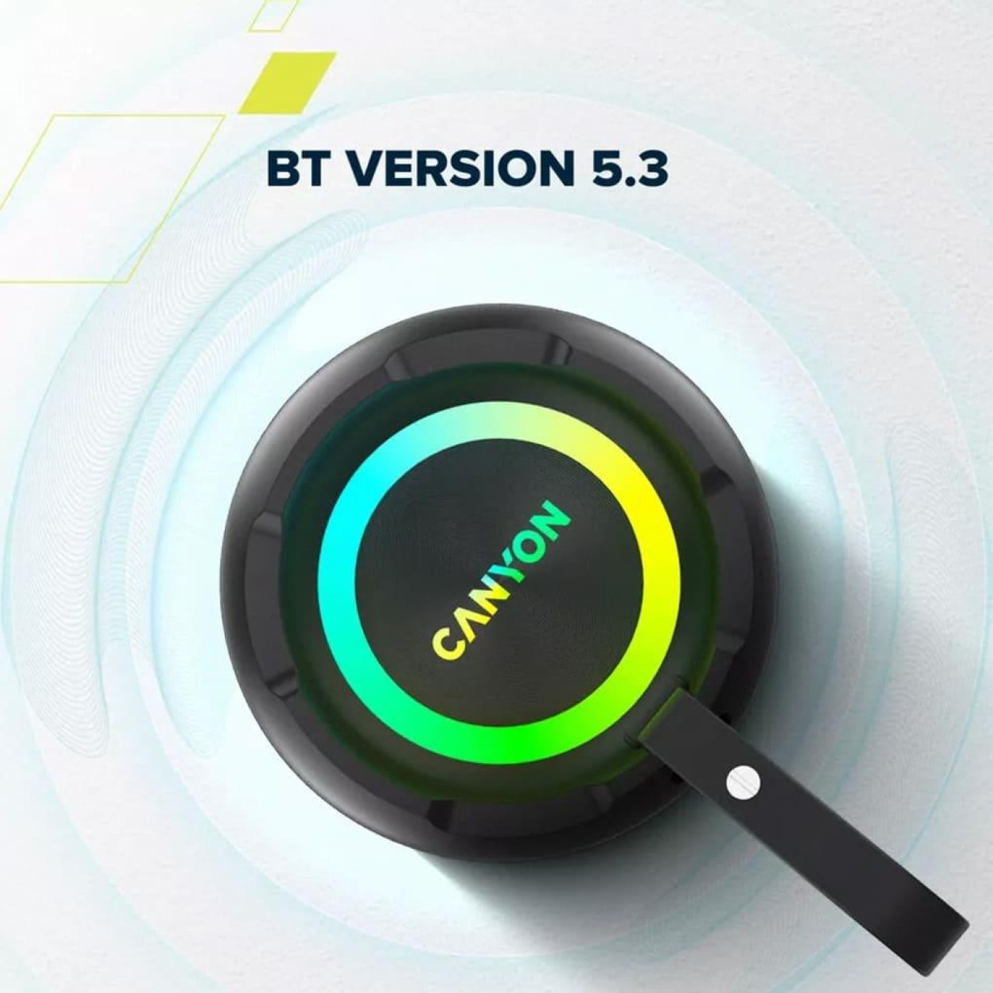 Портативна акустика Canyon OnMove 11 IPX6 TWS 20W EQ RGB Black (CNE-CBTSP11)