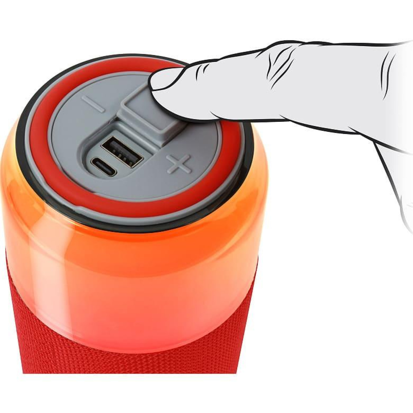 Портативная акустика Real-EL X-705 Red (EL121600025)