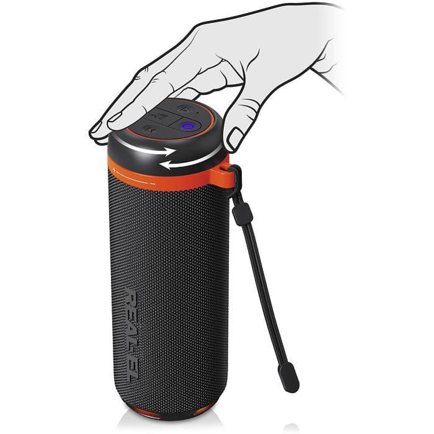 Портативная акустика Real-EL X-711 Black (EL121600026)