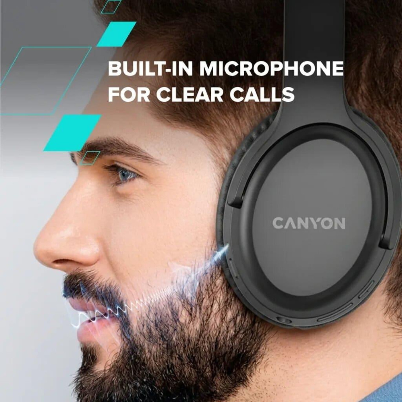 Портативна акустика Canyon BT Headset OnRiff 5 Black (CNS-CBTHS5B)