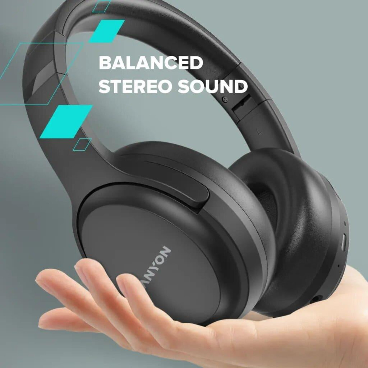 Портативна акустика Canyon BT Headset OnRiff 5 Black (CNS-CBTHS5B)