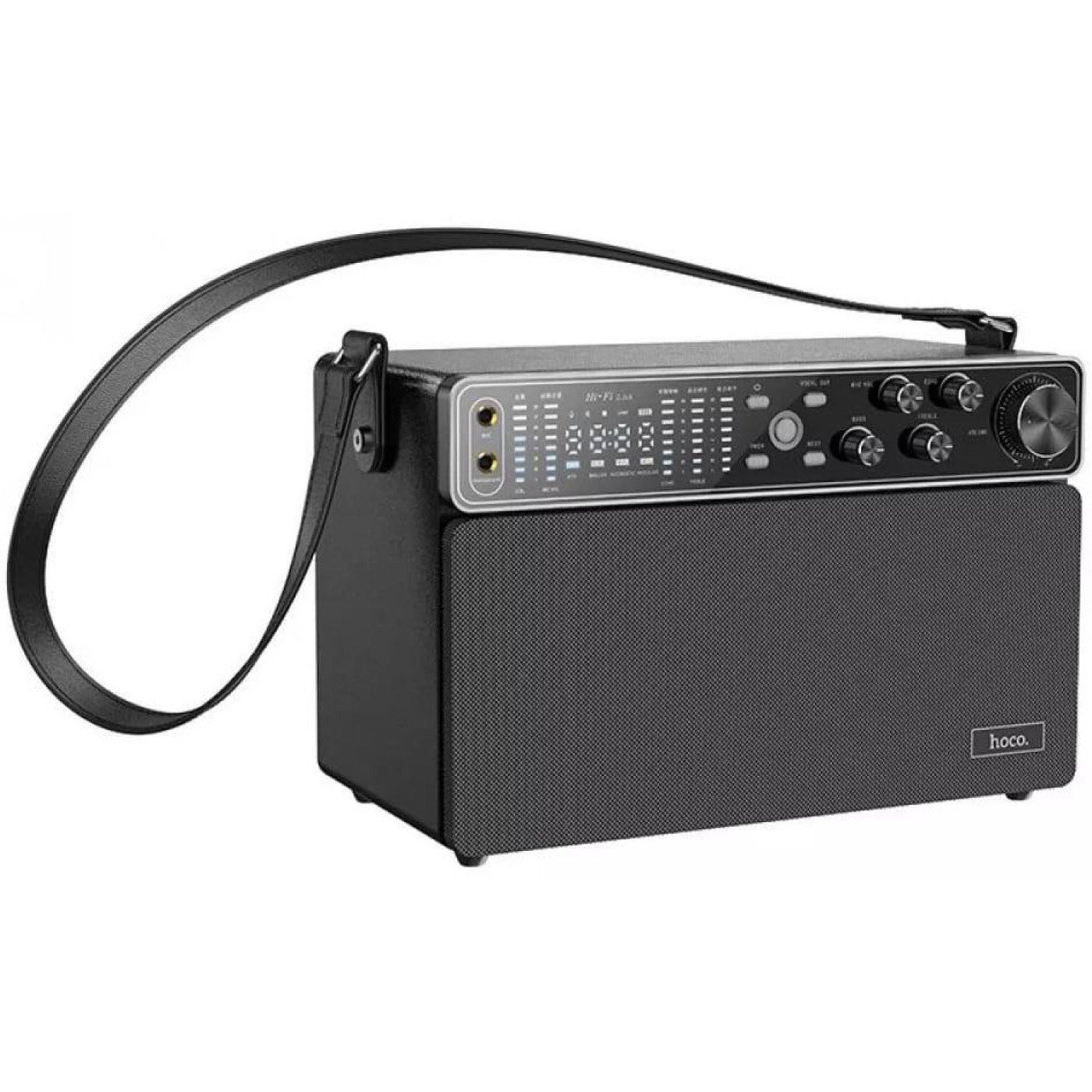 Портативна Акустика Hoco BS50 Chanter wireless double mic karaoke black