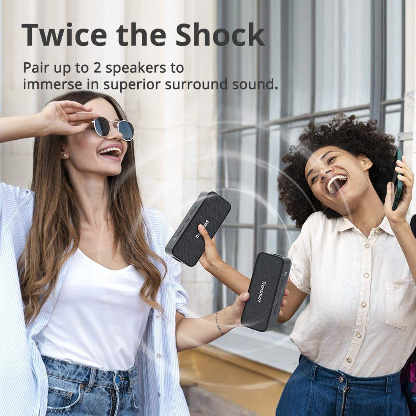 Портативная акустика Tronsmart T2 Plus Upgraded Black (1019754)