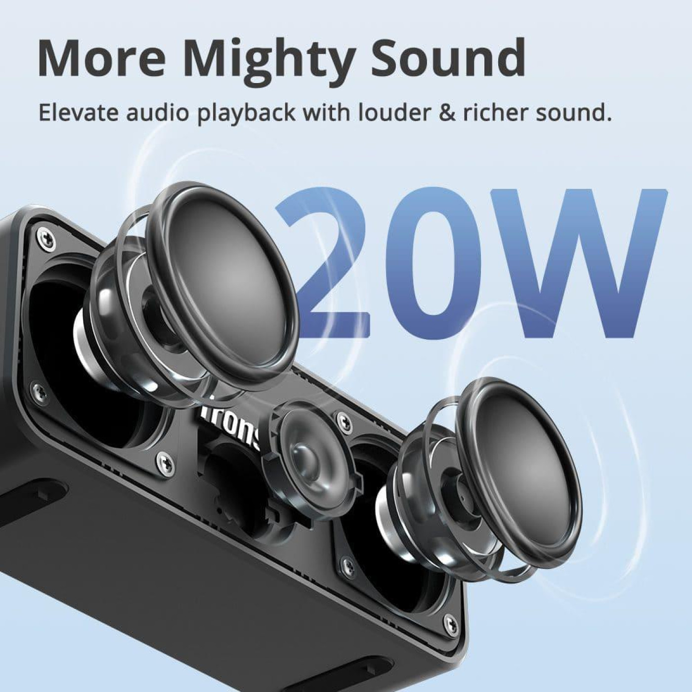 Портативная акустика Tronsmart T2 Plus Upgraded Black (1019754)