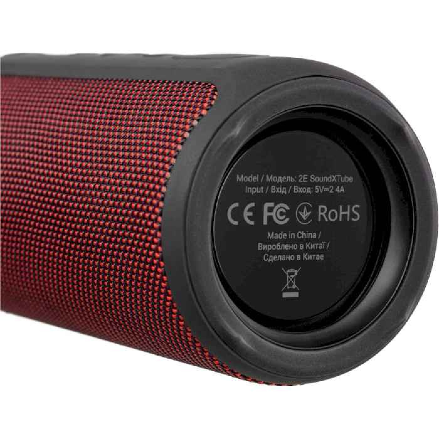 Портативная акустика 2E SoundXTube TWS Red (2E-BSSXTWRD)