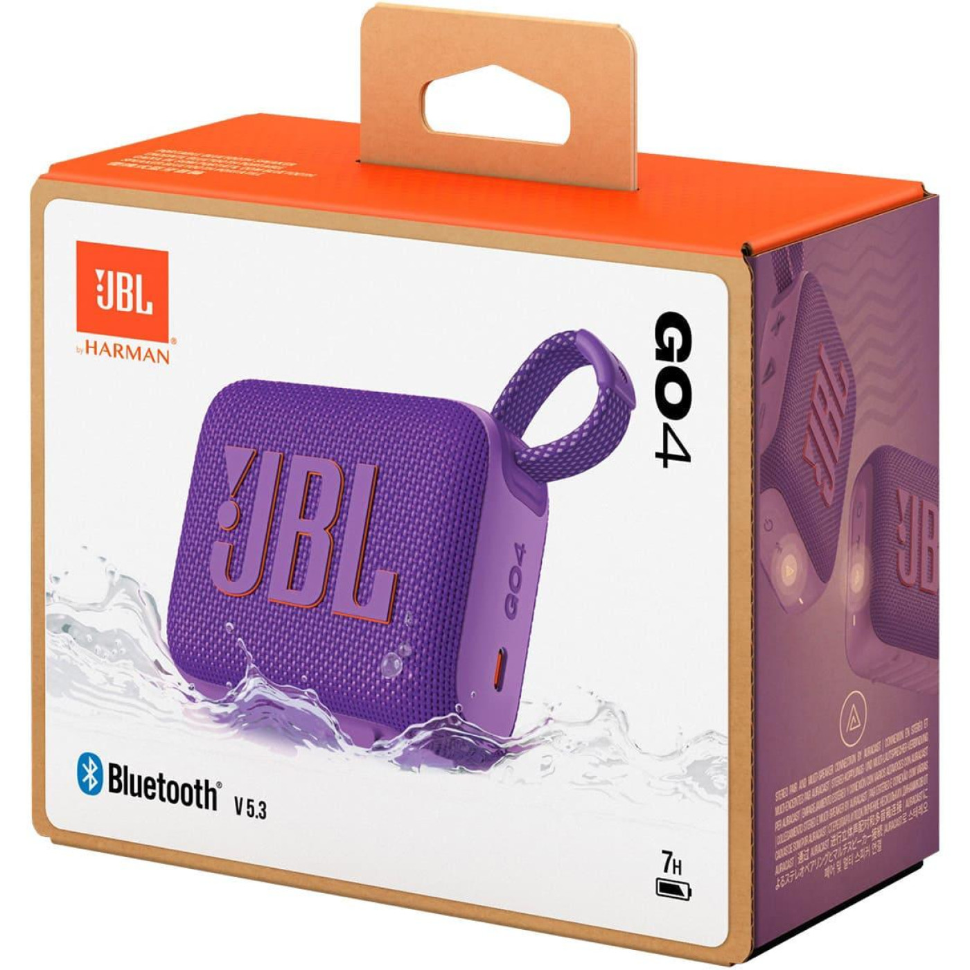 Портативна акустика JBL Go 4 Purple (JBLGO4PUR)