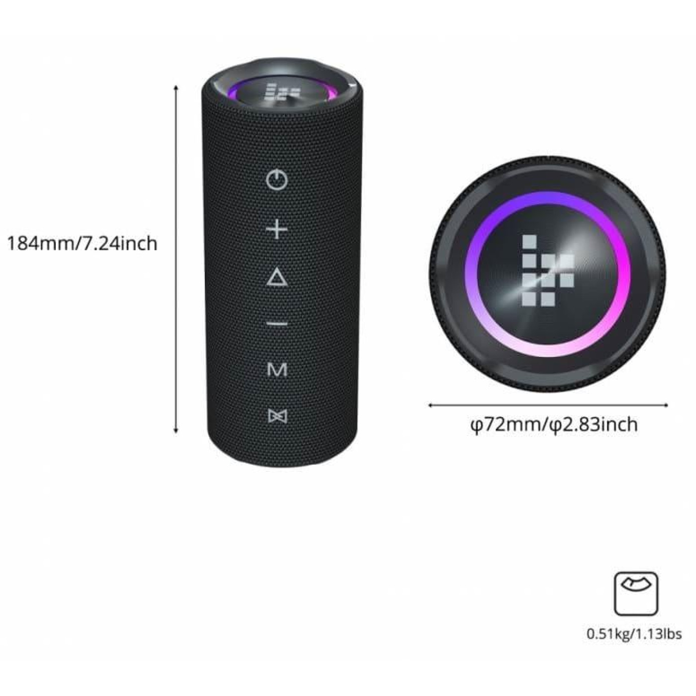 Портативная акустика Tronsmart Mirtune C2 (1091846)