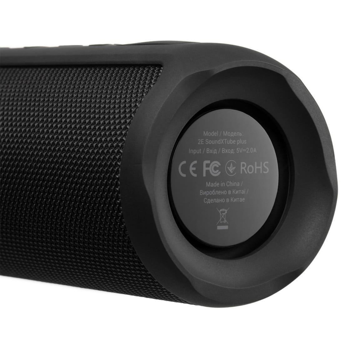 Портативная акустика 2E SoundXTube Plus TWS Black (2E-BSSXTPWBK)