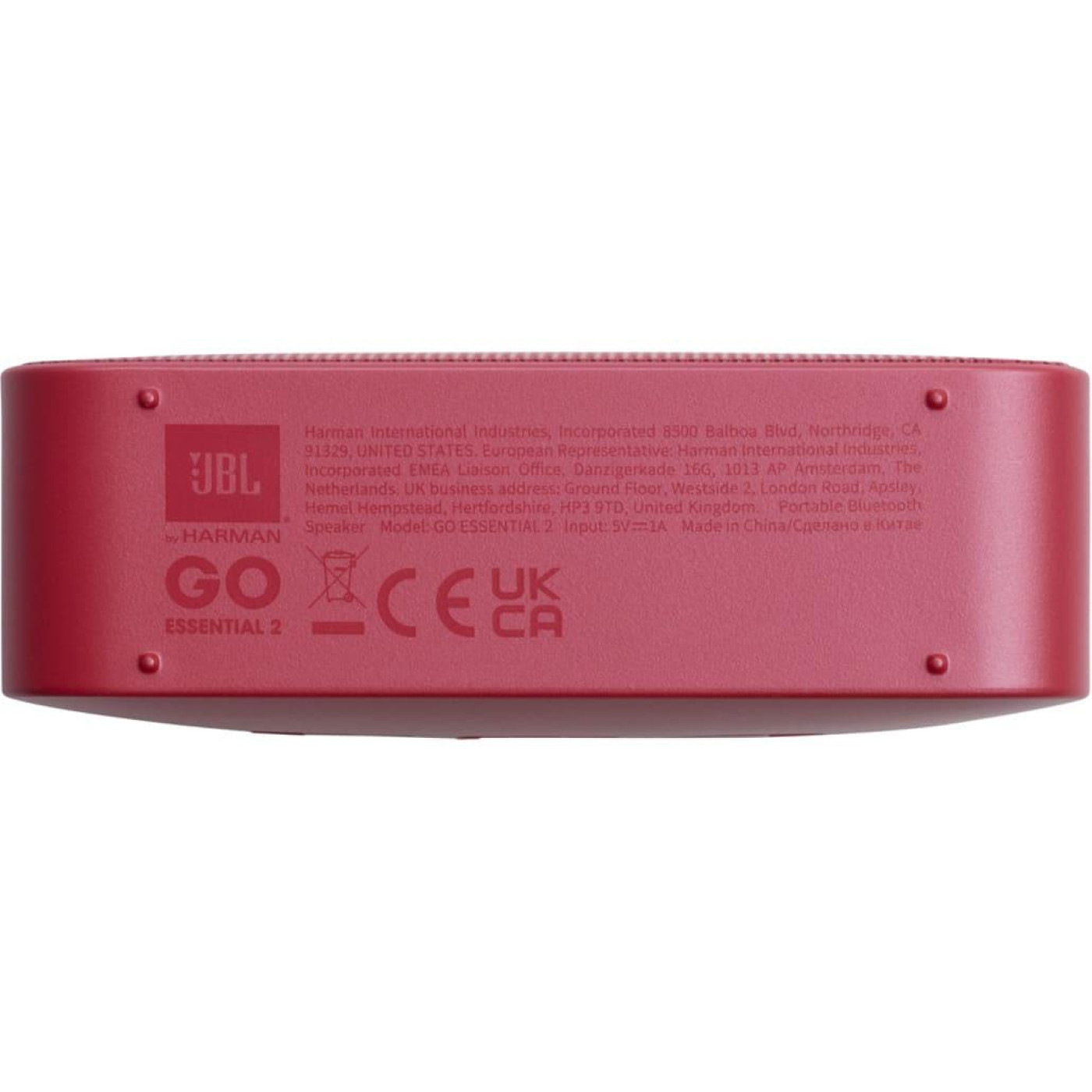 Портативна акустика JBL Go Essential 2 Red (JBLGOES2REDEU)