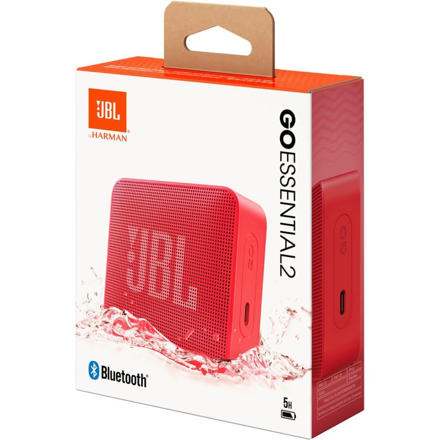 Портативна акустика JBL Go Essential 2 Red (JBLGOES2REDEU)