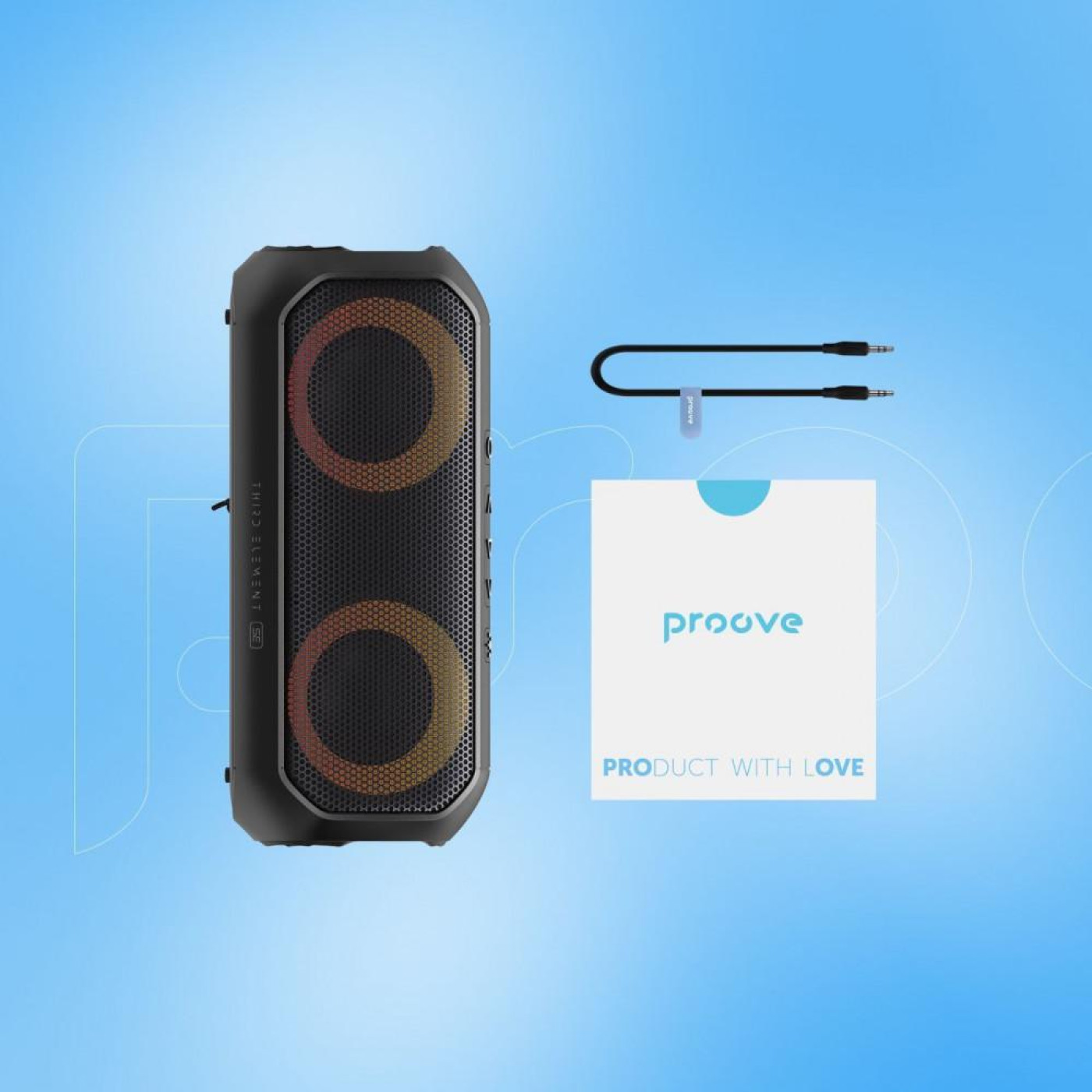 Портативна акустика Proove Third Element SE 20W (APP) black (PSTE2001AP01)